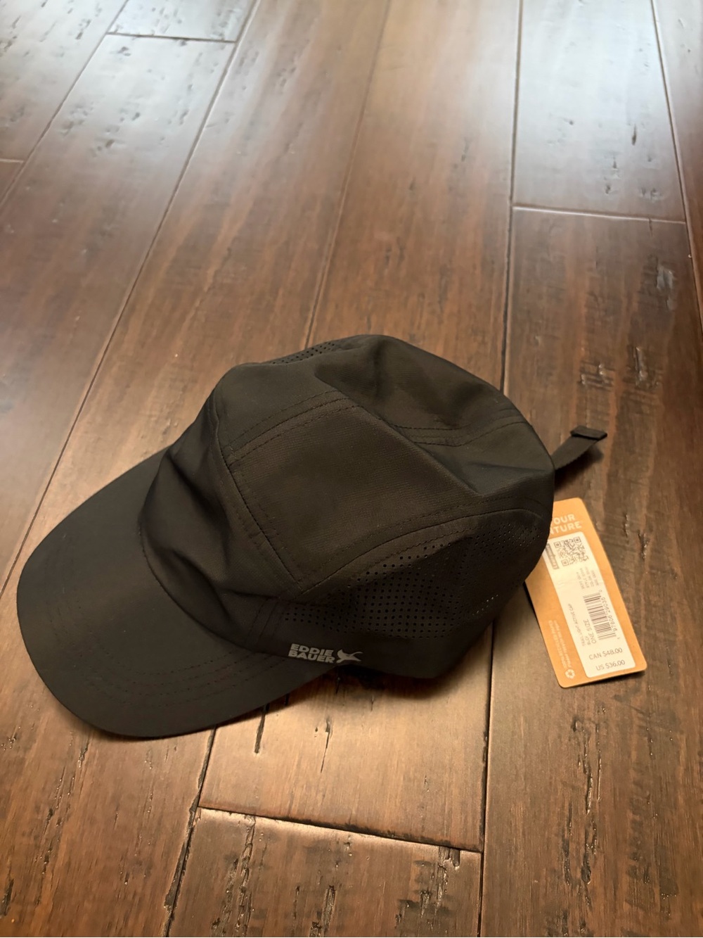 Eddie Bauer Black Performance Lightweight Cap